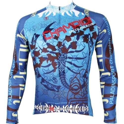 The King Scorpion waterproof mountain bike long sleeved mtb coolest jersey for winter blue