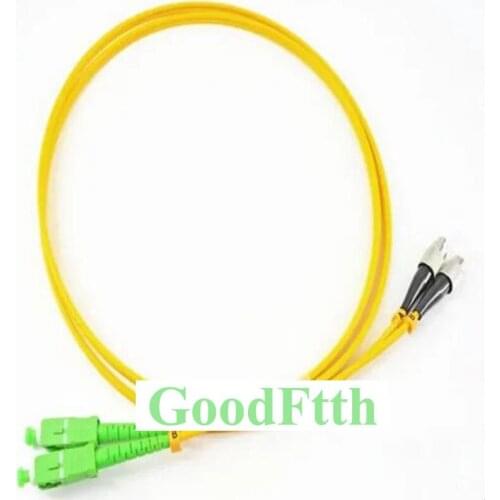 Fiber Patch Cord Jumper FC-SC/APC SC/APC-FC/UPC SM Duplex GoodFtth 100-500m