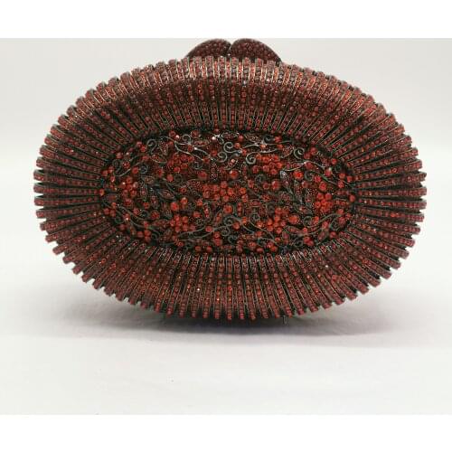 Xiyuan Hollow Out Flower Women Evening Clutch Bags Purse for Wedding Party Dinner Diamond Minaudiere Purses and Handbags Handbag