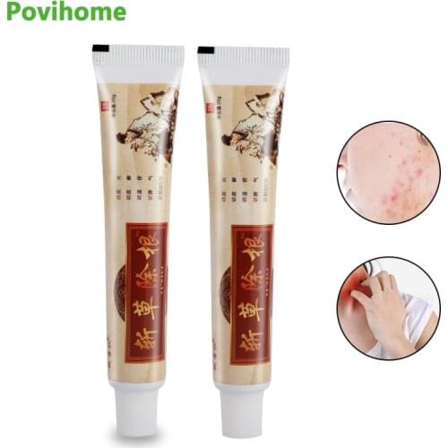 1Pcs 20g Herbal Antipruritic Ointment Treat Eczema Psoriasis Dermatitis Anti-Itching Antibacterial Cream Medical Plaster