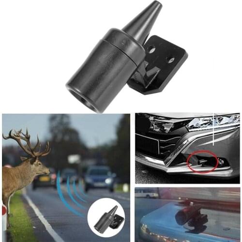 1pcs Car Ultrasonic Animal Warning Whistles Automotive Warning Device Alarm Glue Deer Sticker Animal Safety Repeller Animal