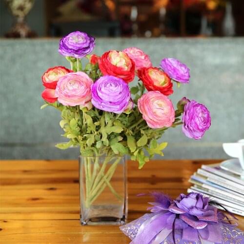 2 Heads Artificial Flowers Tea Rose High Quality Silk Camellia For Living Room Home Garden Wedding Decoration Accesories 39cm