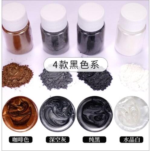 20 Pearlescent powder Epoxy Resin Dye Pearl Pigment Natural Mica Mineral Powder H7ED