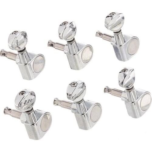 6pcs 6R Guitar Tuning Pegs Tuners Machine Heads for Fender Replacement