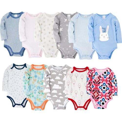 Honeyzone Baby Boy Girl Clothes Unisex Gray Star Jumpsuit 0-12M New Born Cotton Short Sleeve Baby Bodysuits Roupas de bebe