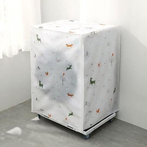 Home Washing Machine Covers Storage Portable Thickened Dust Covers Organization Practical Dust Cover Storage Bag