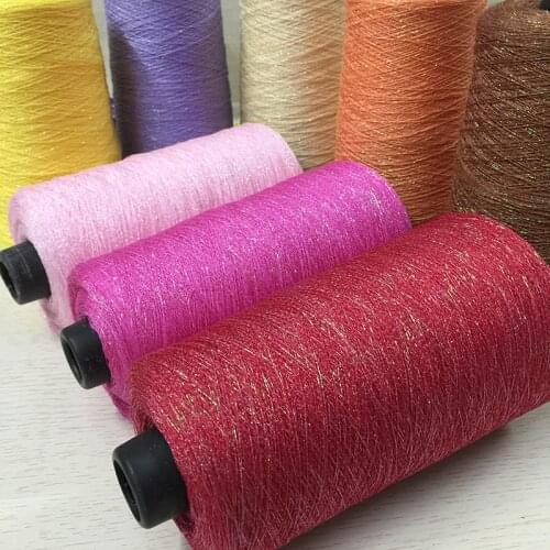 250g Colorful Linen thread Shining silk yarn for crochet Summer hollow out yarn Hand knitting thin threads Knit shawl yarn ZL59