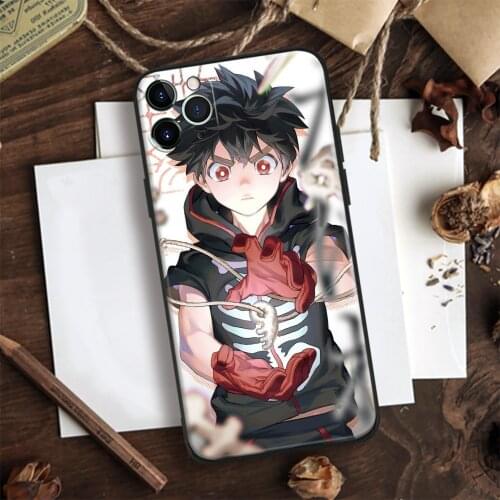 KEMONO JIHEN Kabane Kusaka Soft Silicone Glass Phone Case Cover Shell For iPhone SE 6 6s 7 8 Plus X XR XS 11 12 Mini Pro Max
