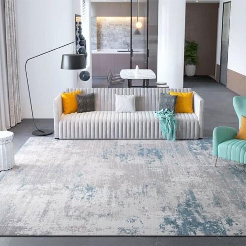Turkish style living room coffee table carpet Modern minimalist bedroom room carpet European luxury thickened machine floor mats