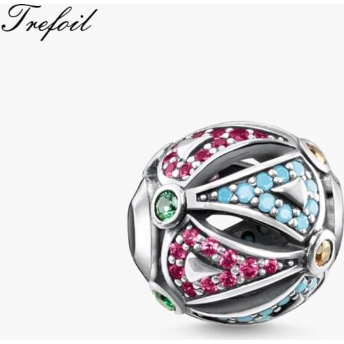 Charm Beads Asian Ornaments Ball,2018 Fashion Jewelry Trendy Ethnic Silver Jewelry For Women and Men Fit Bracelet Necklace