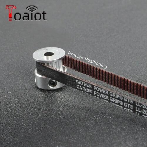 Toaiot GATES-LL-2G-6RF 2GT Belt Opened Fiberglass Rubber GT2 Timing Belt 2GT-6 L 1M 6mm For Prusa I3 MK3 MK3S Ender-3 CR10 ANET
