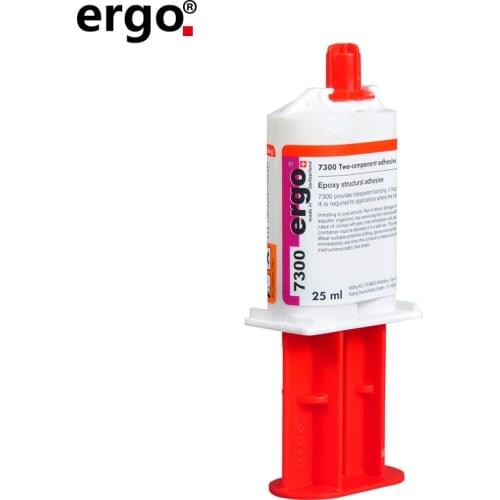 Swiss imports Ergo 7300 25ML epoxy resin strong transparent ab glue for metal wood plastic ceramic glass