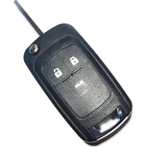 With Emblem Replacement Remote Case Fob Cover For Buick Hideo Regal LaCrosse GL8 XTG Excelle XT GT 3 Button Flip Car Key Shell