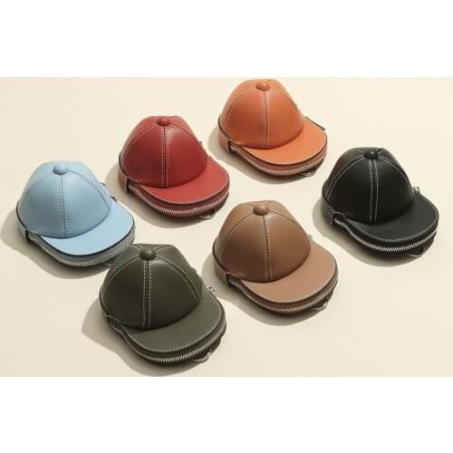 Hat bag 2020 new niche design personality baseball cap shoulder diagonal small bag duck tongue shell bag female bag trend