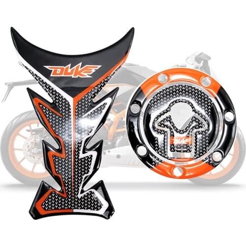 Motorcycle Fuel Tank Cover Pad Protector Decorative Stickers Motor Fuel Tank Cap Decal Sticker For Duke KTM 125 200 390 Fashion