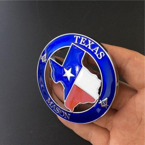 1 PCS Metal 3D TEXAS MASON Logo Car Body Emblem And Decals Car Stickers for JEEP SUV Car Decoration Car Accessories Car Styling