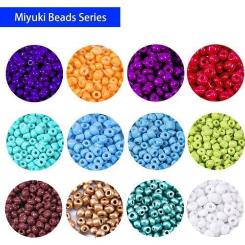 1000pcs/lot 2.5/3/4mm Miyuki Beads Czech Glass Seed Beads Small Round Loose Bead For DIY Jewelry Making Earrings Bracelets