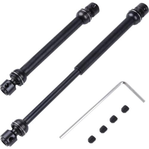 2pcs RC Crawler 112mm-152mm Heavy Duty Metal Steel Cvd Drive Shaft For Axial Scx10 90046 Rc4wd D90 Wraith Car Hop Up Parts