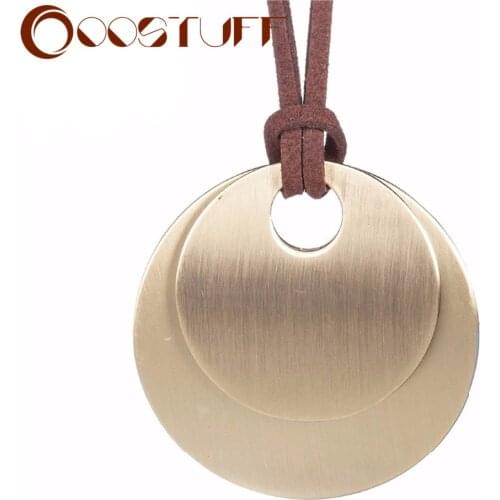 Coostuff Fashion Chain Suspension Jewelry on Neck Decoration Trinket Bijouterie Choker Female lotus Pendant Necklace for Women