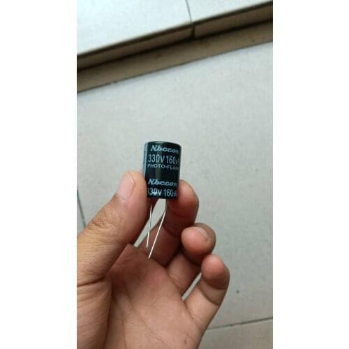 330v 160uf photo flash capacitor 18*25mm