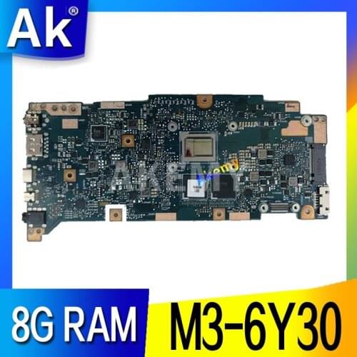 AK UX360CA M3-6Y30 8GB RAM mainboard For ASUS UX360C UX360CA Laptop motherboard Tested Working 90NB0BA0-R00020