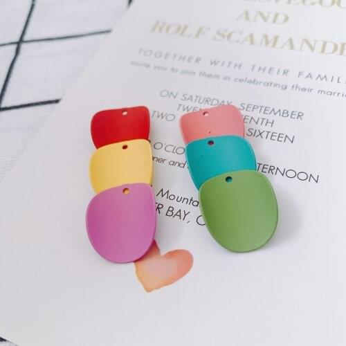 DIY jewelry accessories multi-color optional disc pendant earrings necklace jewelry accessories materials