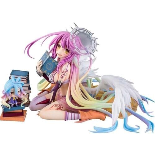 Anime NO GAME NO LIFE Jibril Angel Ver. 1/7 Scale Painted PVC Action Figure Collectible Sexy Girls Model Toys Doll 13CM