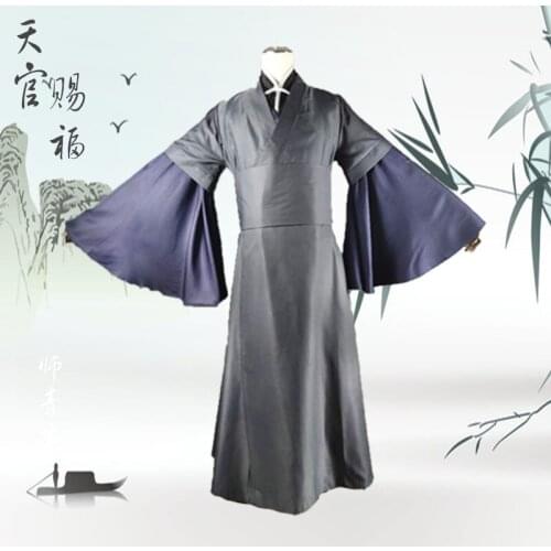 He Xuan Cosplay Tian Guan Ci Fu White Long Cosplay Costmes halloween costumes for Women Men Full Set