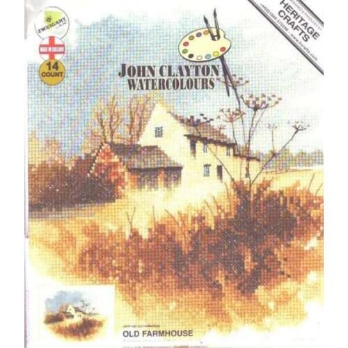 Free Delivery Top Quality Lovely Counted Cross Stitch Kit Old Farmhouse Farm Home Country Countryside Love