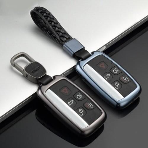Car Key Cover Case Aluminum Alloy Key Shell For Land Rover Range Rover Evoque Discovery 4 /Discovery Sport for Jaguar