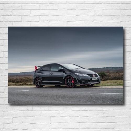 CIVIC Type R Sportscar Wallpaper Wall Art Posters and Prints Modern Canvas Painting for Home Decor