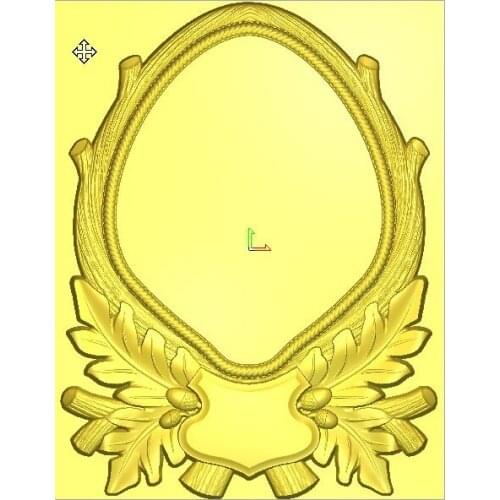 Flower frame 3D MODEL stl cnc 3d model --16