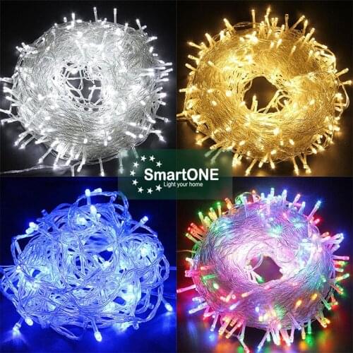 10M 20M 50M LED String Light Garlands Christmas Outdoor Decoration Fairy Lights for Home Wedding Party Holiday Light Decorations