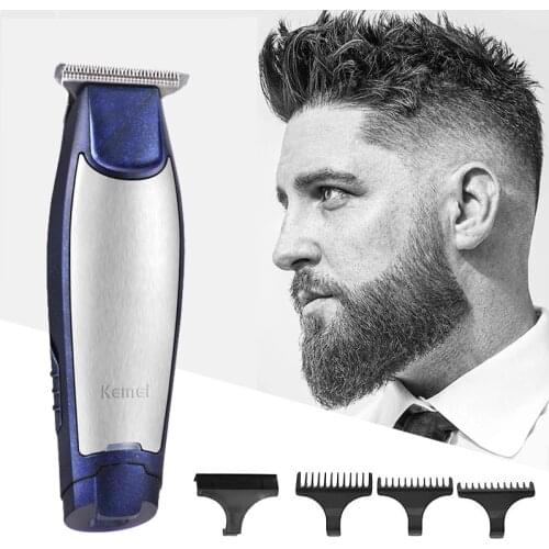 Kemei Trimmer Professional USB Hair Clippers Men Hair Finishing Cutter Machine Cordless Beard Electric Electric Razor Shaver