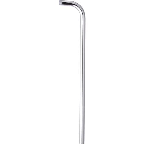 New 60cm Stainless Steel Shower Arm Wall Mounted Extension Rain Shower Head Arm Bracket Install Easy For Bathroom Use