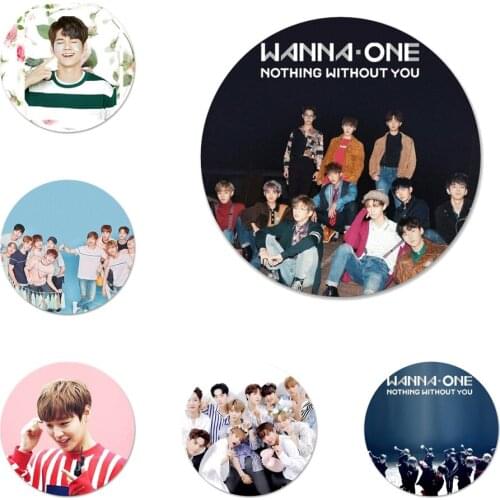 Wanna ONE Icons Pins Badge Decoration Brooches Metal Badges For Clothes Backpack Decoration