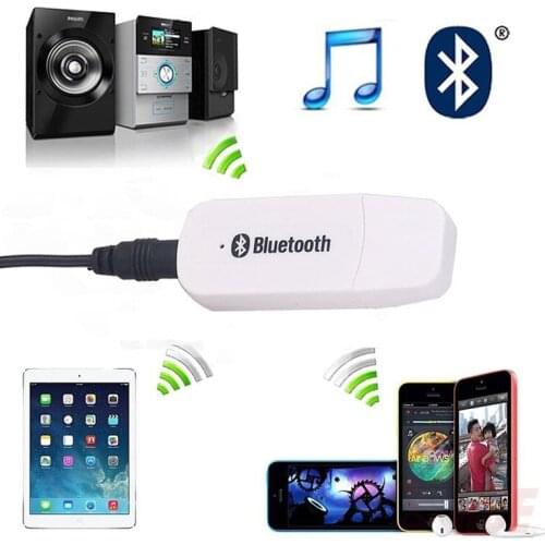 Mini USB Bluetooth Wireless Receiver Adapter Music Converter With 3.5mm Port Audio Stereo Cable For Car Home Speaker Smart Phone