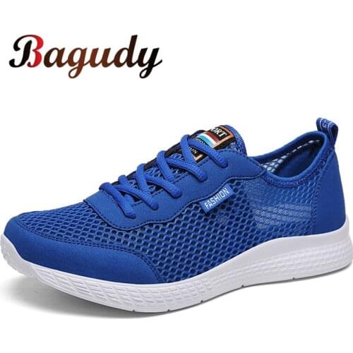 Men Mesh Shoes Summer Sneakers Breathable Fashion Beach Casual Shoes Couple Lover Men&Women Mesh Shoes Big Plus Size Shoes 35-50
