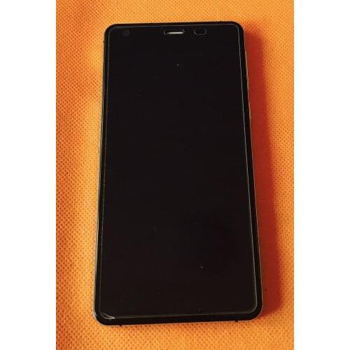 Used Original LCD Display +Digitizer Touch Screen Glass+ Frame For Uhans S1 MTK6753 Octa Core 5.0 Inch HD Free shipping