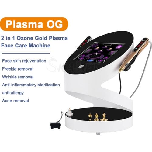 2 Handles Plasma Anti Wrinkles Freckles Acne Removal Plasma Pen Ozone Plasma Pen Skin Rejuvenation Anti Aging