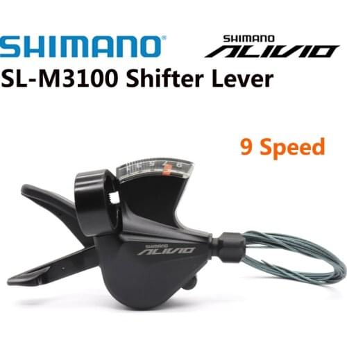 SHIMANO Alivio 9 speed SL M3100 Right Rapidfire Plus Shifting Lever Clamp Band 9v MTB Bike shifter