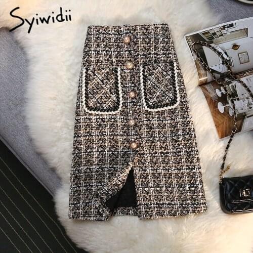 Женские осенние юбки Syiwidii China At AliExpress