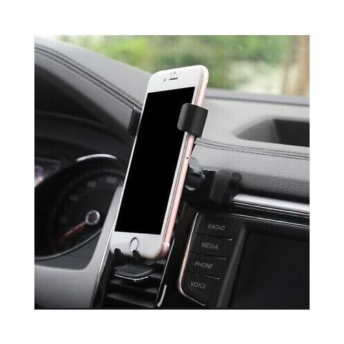 Carbon Fiber Black Car Air Vent Mount Phone Holder for Volkswagen Atlas 17 - 20