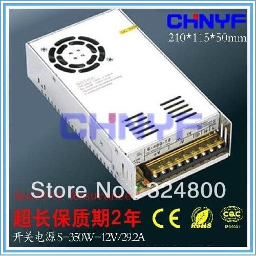 HIGH quality S-350-12 AC220V-DC12V/29.2A 350W led switching power supply