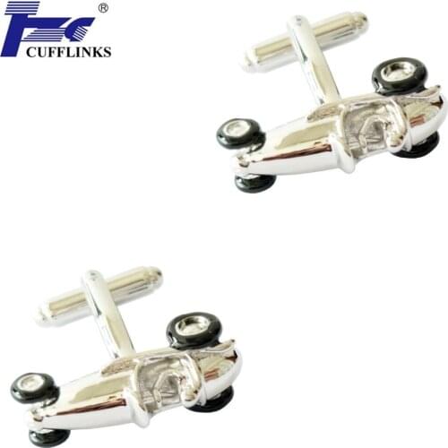 New Arrival TZG10354 Black Racing Car Cufflink Cuff Link 2 Pairs Free Shipping TZG Brand