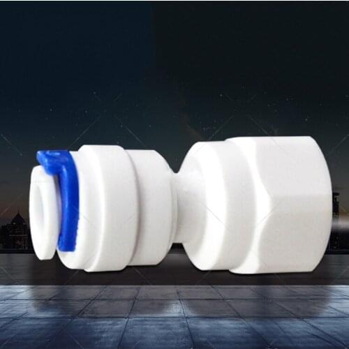 1/4" OD Tube Quick Pushfit 1/4" BSP Female Fitting Connection RO Water Connector Reverse Osmosis Aquarium System Pipe Fittings