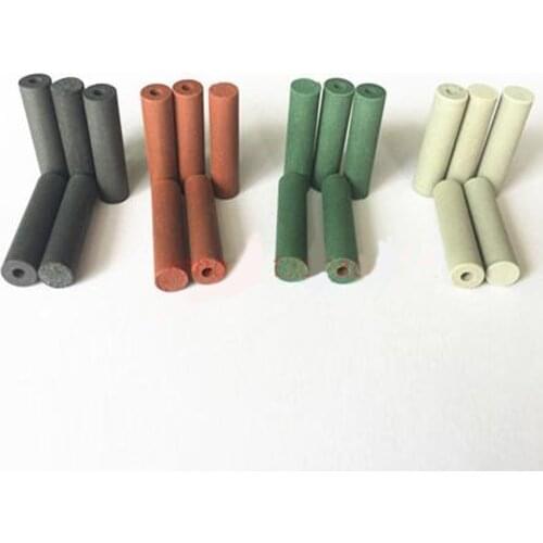 100 pcs/box, Dental Lab Materials Rubber Polishing Granule Green / Brown/Black/Grey