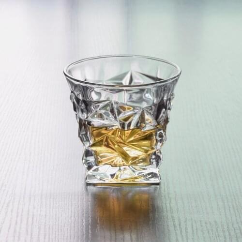 2 Pcs/lot luxury fashion home lead-free whiskey glass high quality party club wine glass cup for whiskey 200901-32