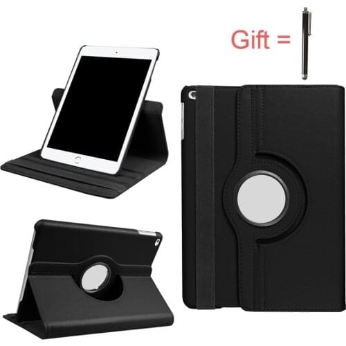 360 Degree Rotating Tablet Case for Apple iPad Air 2 Air 1 5 6 New iPad 9.7 2017 2018 Protective Shell Coque Funda with Stylus