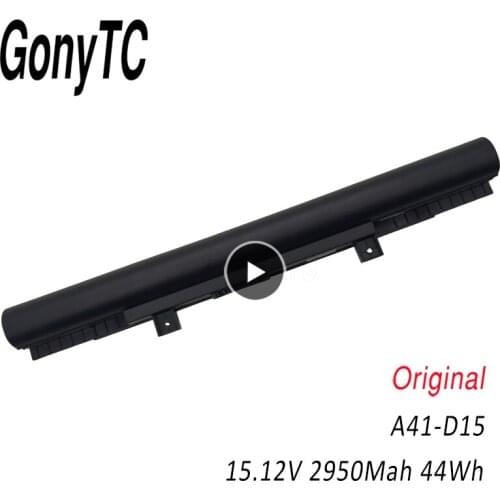GONYTC 15.12V 44WH A41-D15 40050632 Laptop Battery For Medion Akoya E6416 P6659 E6424 P6657 ERAZER P6661 A42-D15 A42-D17 A31-D15